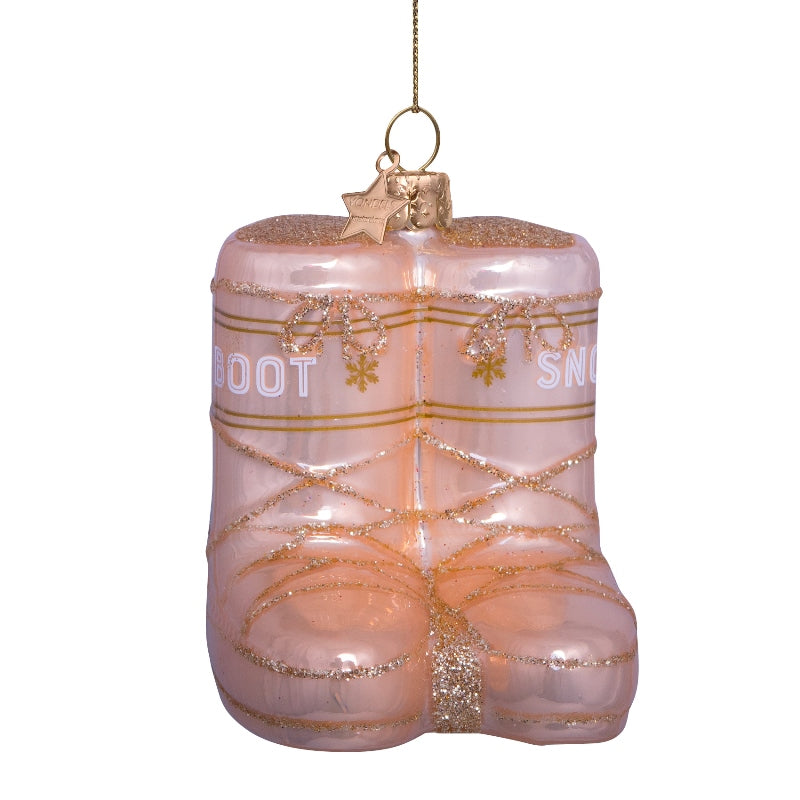Vinterstøvler juleophæng - H7,5 cm.
